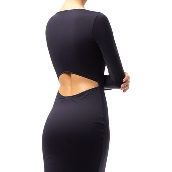 Vero Moda Womens Ombré Blue Cut Out Back Mini Dress Small NWT - Picture 13 of 13